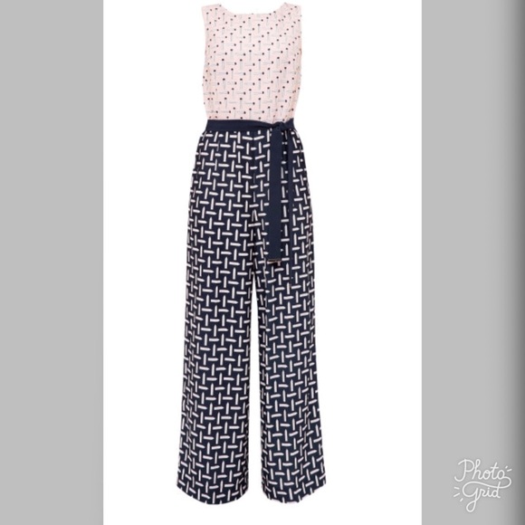 ted baker blue jumpsuit